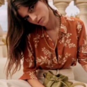 Sézane Anne classic silk shirt